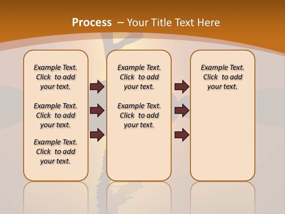 Illustration Town World PowerPoint Template