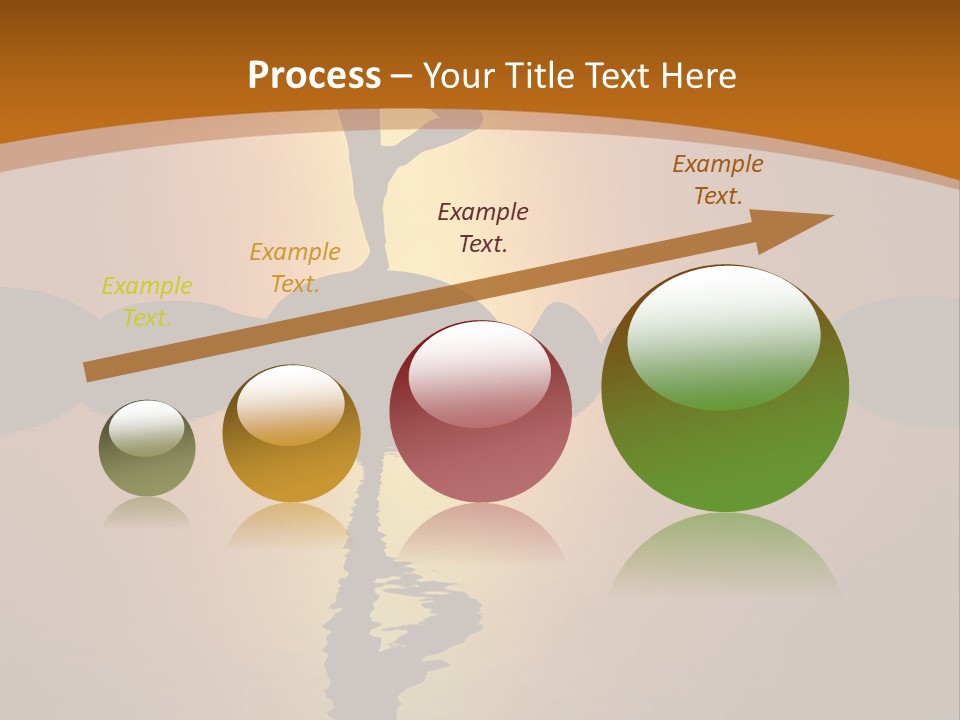 Illustration Town World PowerPoint Template