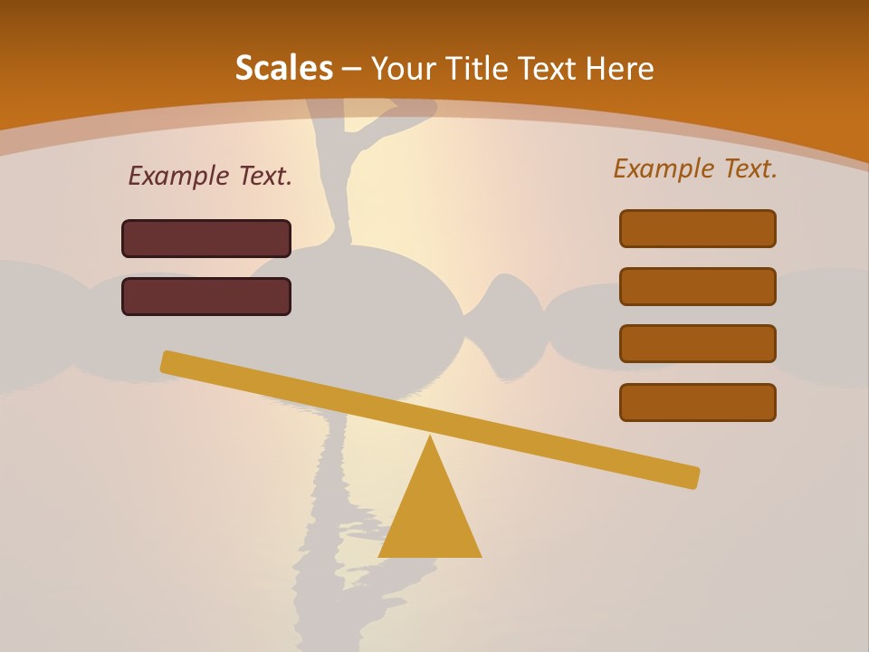 Illustration Town World PowerPoint Template