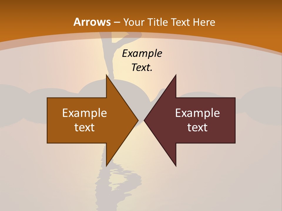 Illustration Town World PowerPoint Template