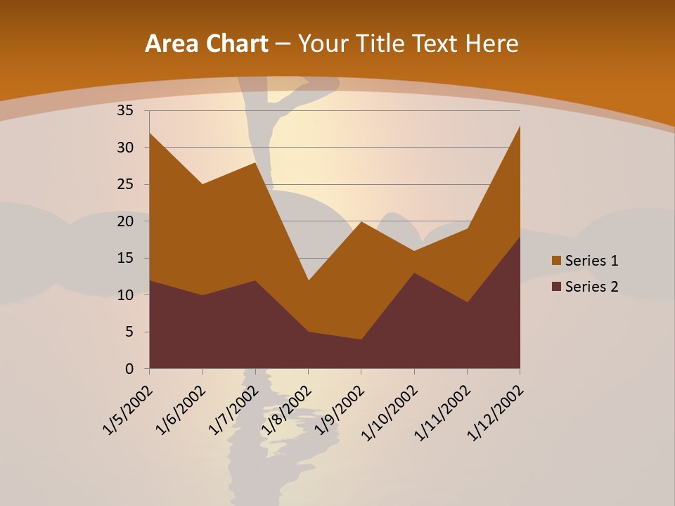 Illustration Town World PowerPoint Template