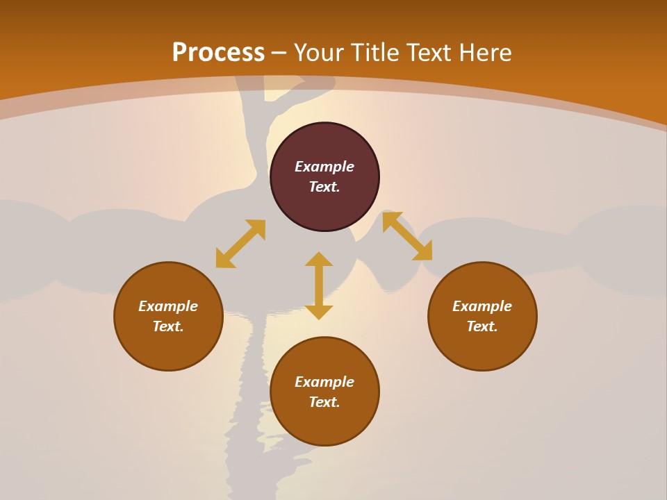 Illustration Town World PowerPoint Template