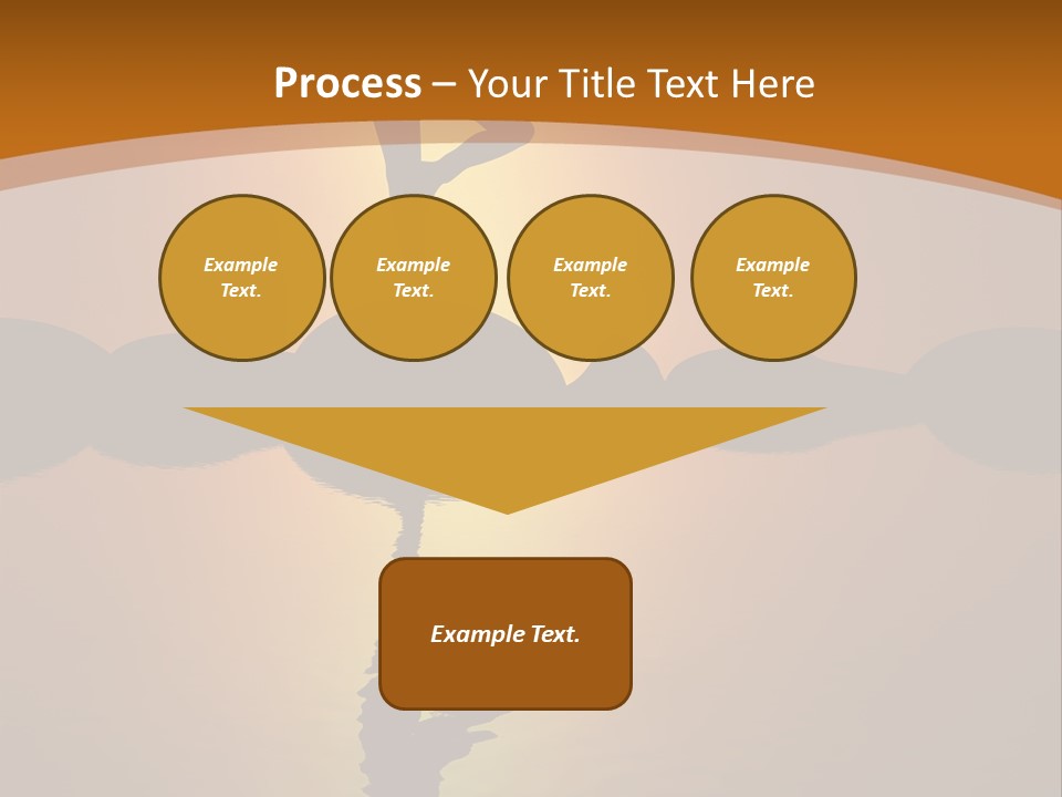 Illustration Town World PowerPoint Template