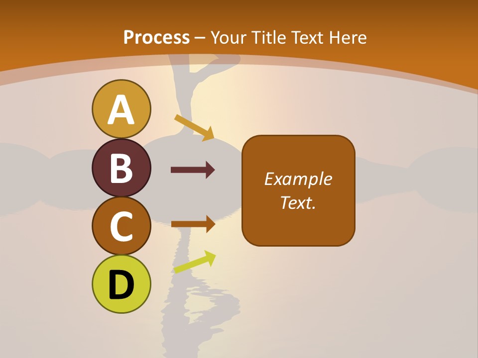 Illustration Town World PowerPoint Template