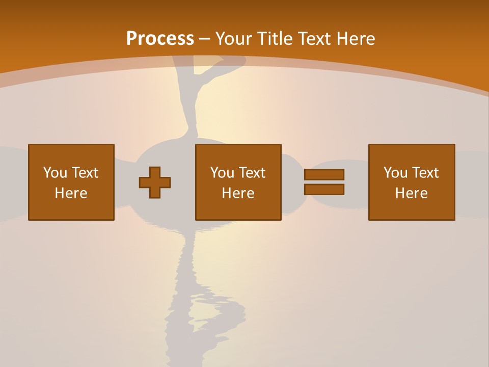 Illustration Town World PowerPoint Template