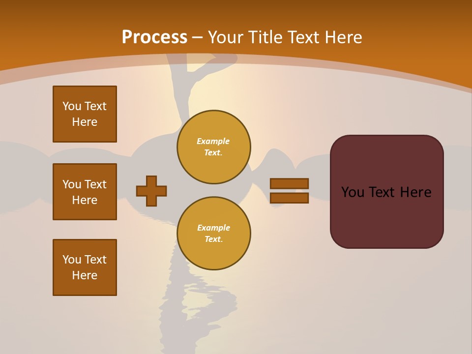 Illustration Town World PowerPoint Template