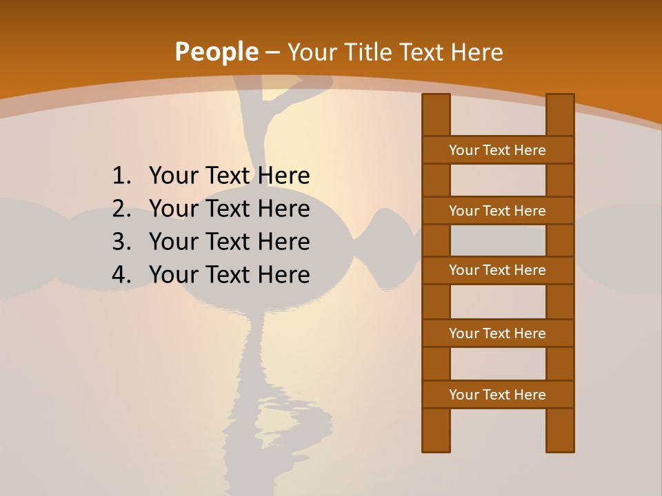 Illustration Town World PowerPoint Template