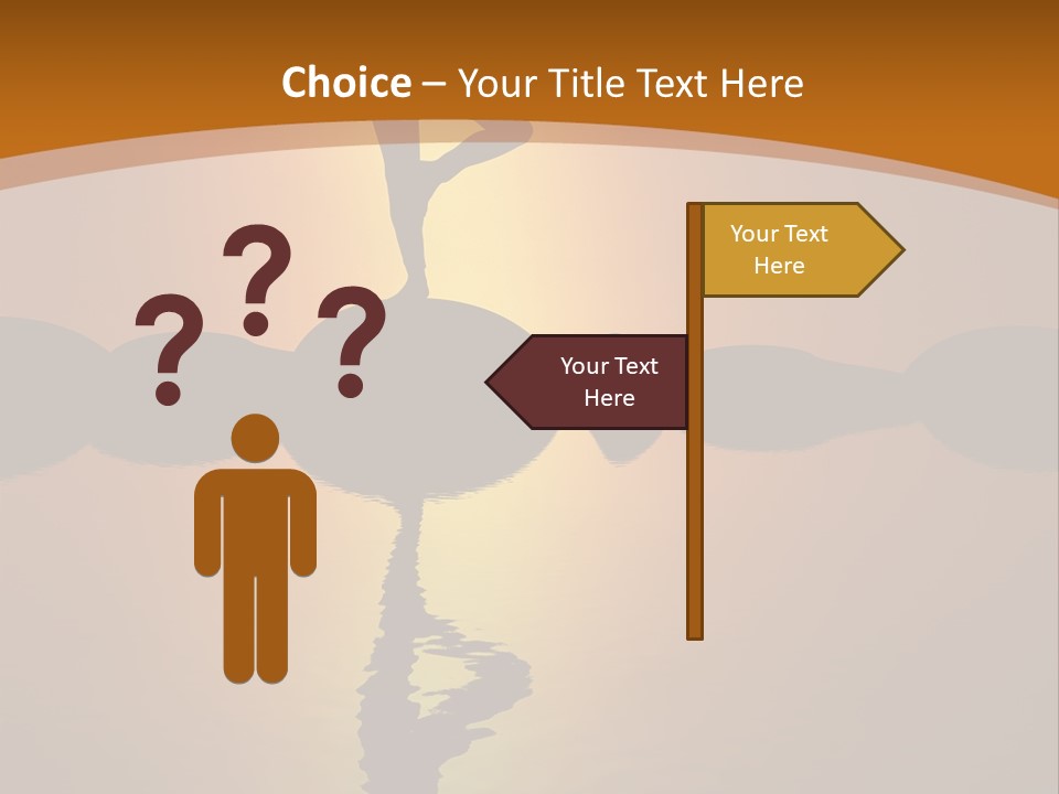 Illustration Town World PowerPoint Template