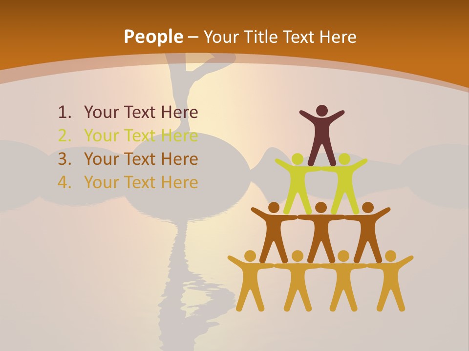 Illustration Town World PowerPoint Template