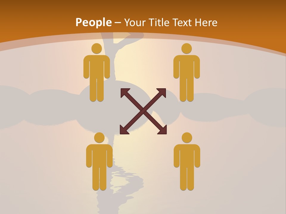 Illustration Town World PowerPoint Template