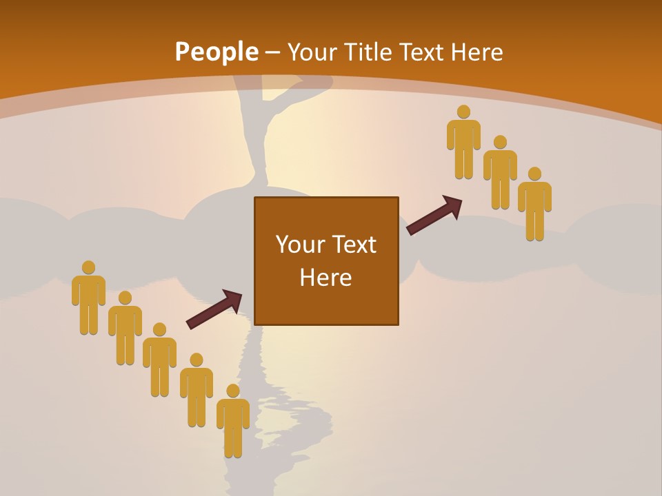 Illustration Town World PowerPoint Template