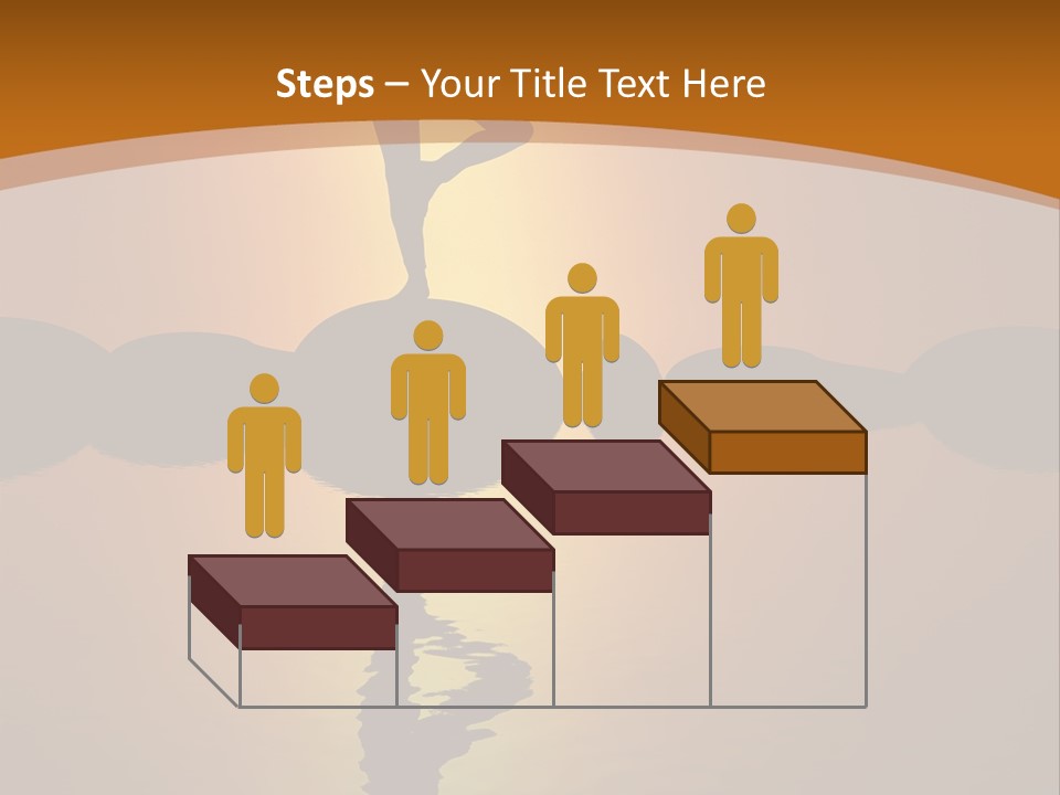 Illustration Town World PowerPoint Template