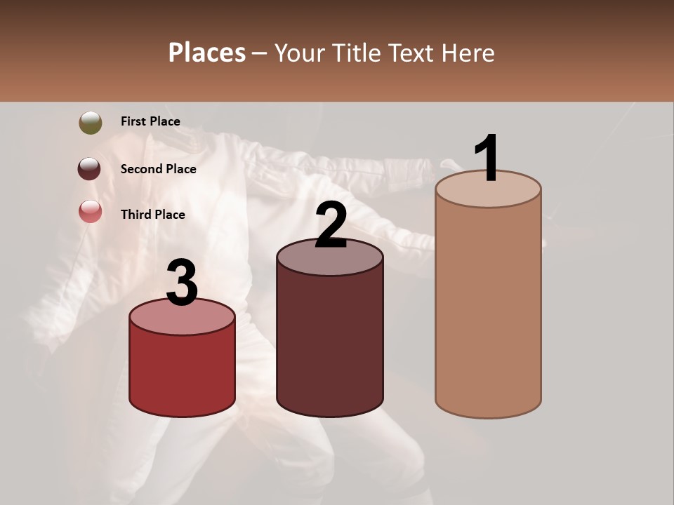 Tall Abstract Metropolis PowerPoint Template