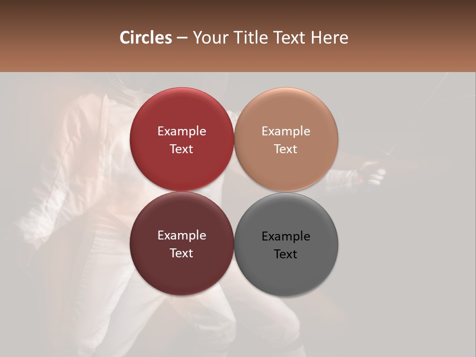 Tall Abstract Metropolis PowerPoint Template