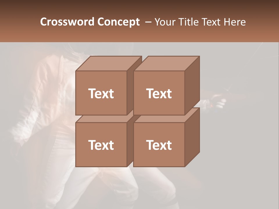 Tall Abstract Metropolis PowerPoint Template