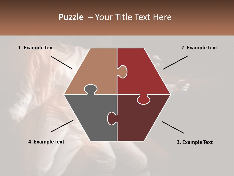 Tall Abstract Metropolis PowerPoint Template