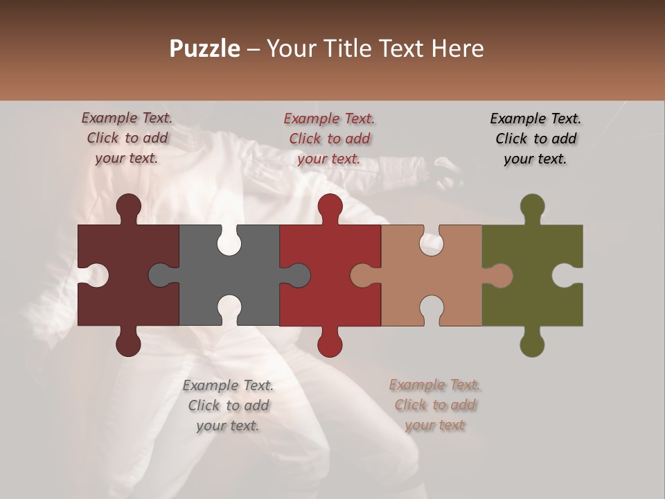 Tall Abstract Metropolis PowerPoint Template