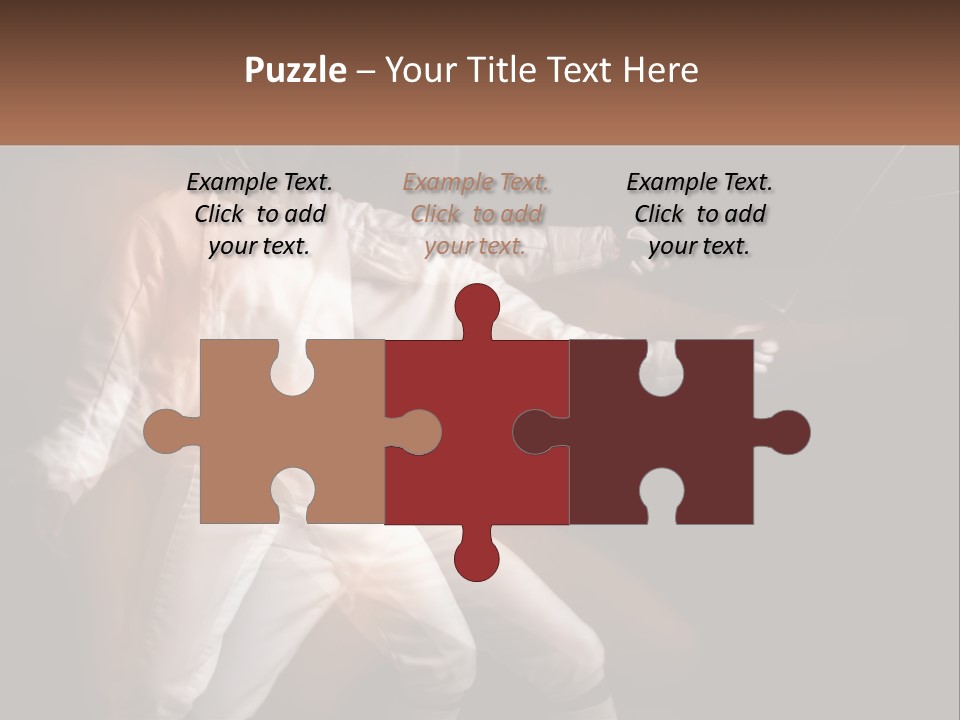 Tall Abstract Metropolis PowerPoint Template