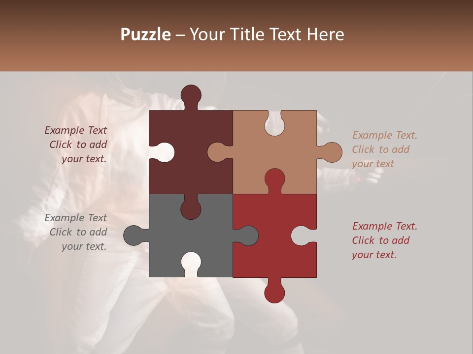 Tall Abstract Metropolis PowerPoint Template