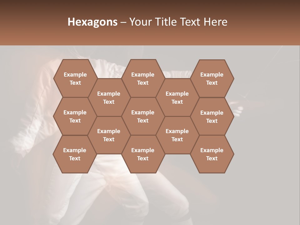 Tall Abstract Metropolis PowerPoint Template