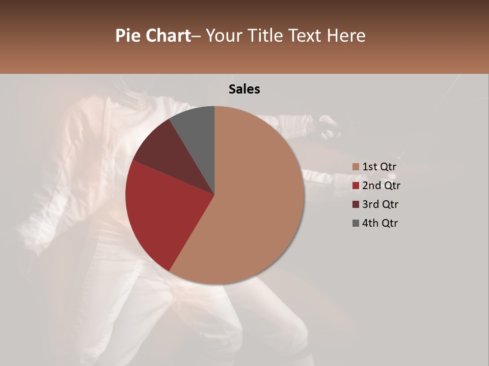 Tall Abstract Metropolis PowerPoint Template
