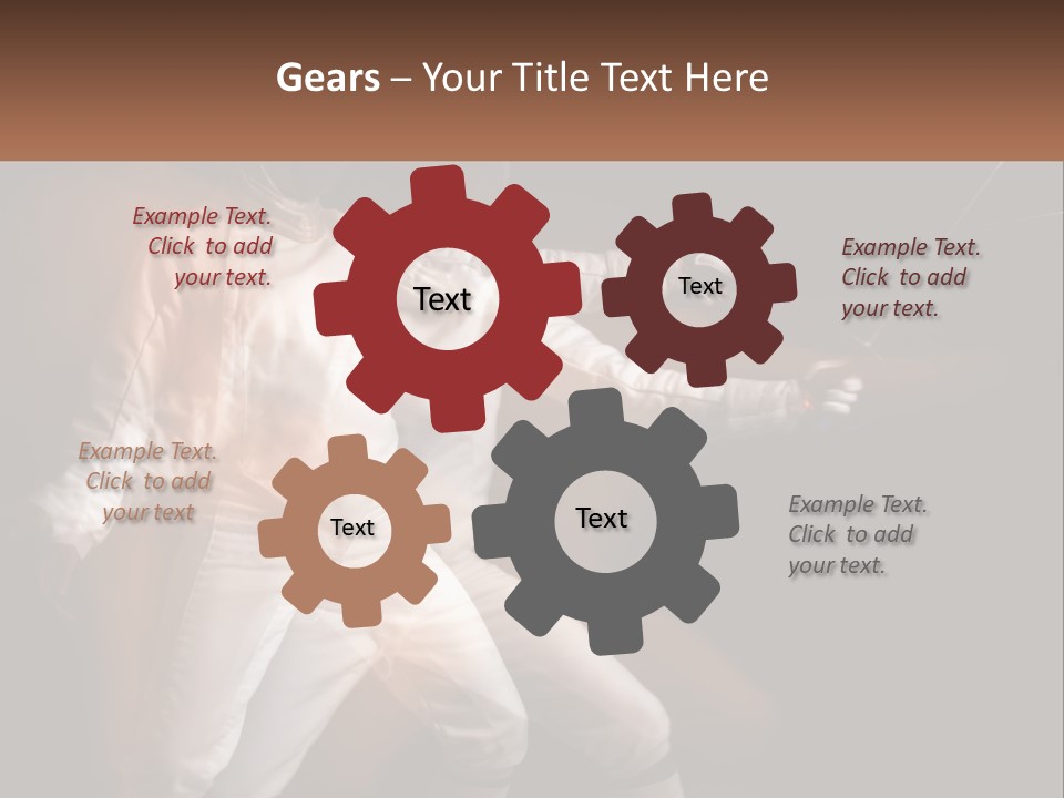 Tall Abstract Metropolis PowerPoint Template