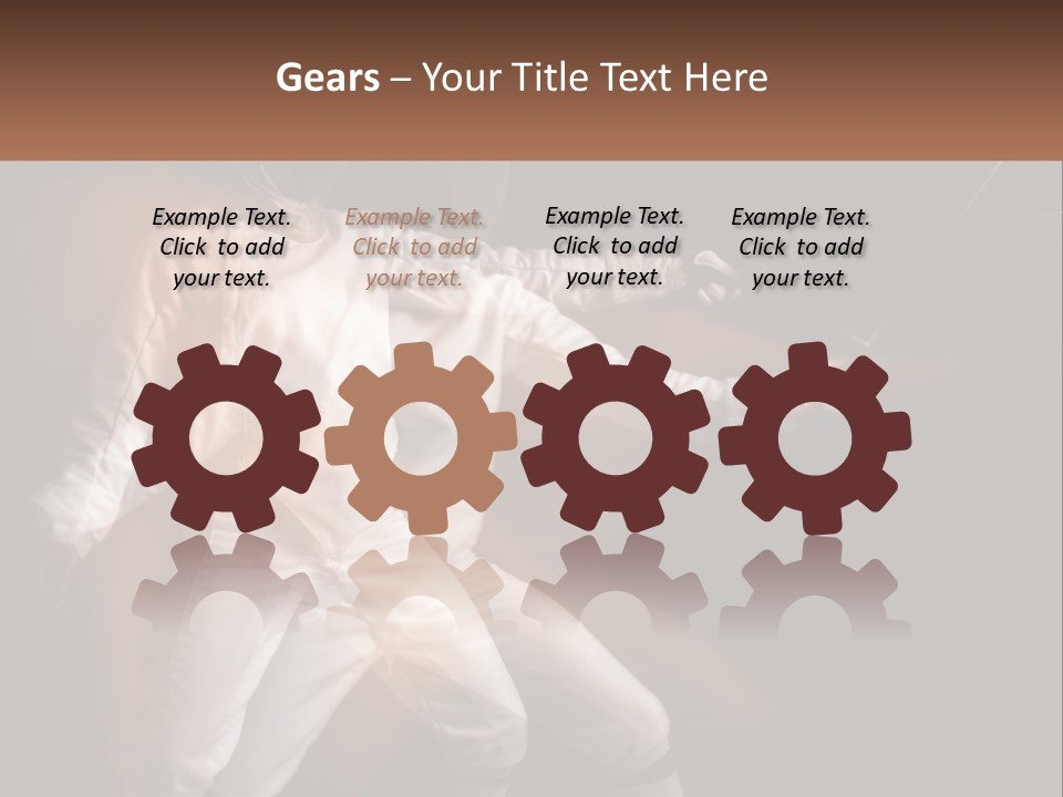 Tall Abstract Metropolis PowerPoint Template