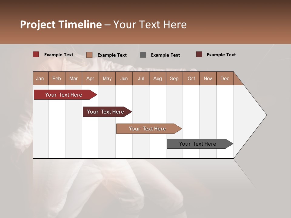 Tall Abstract Metropolis PowerPoint Template