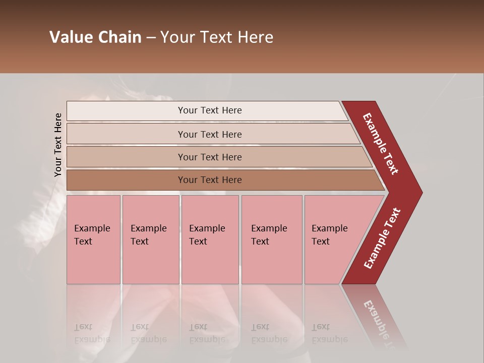 Tall Abstract Metropolis PowerPoint Template