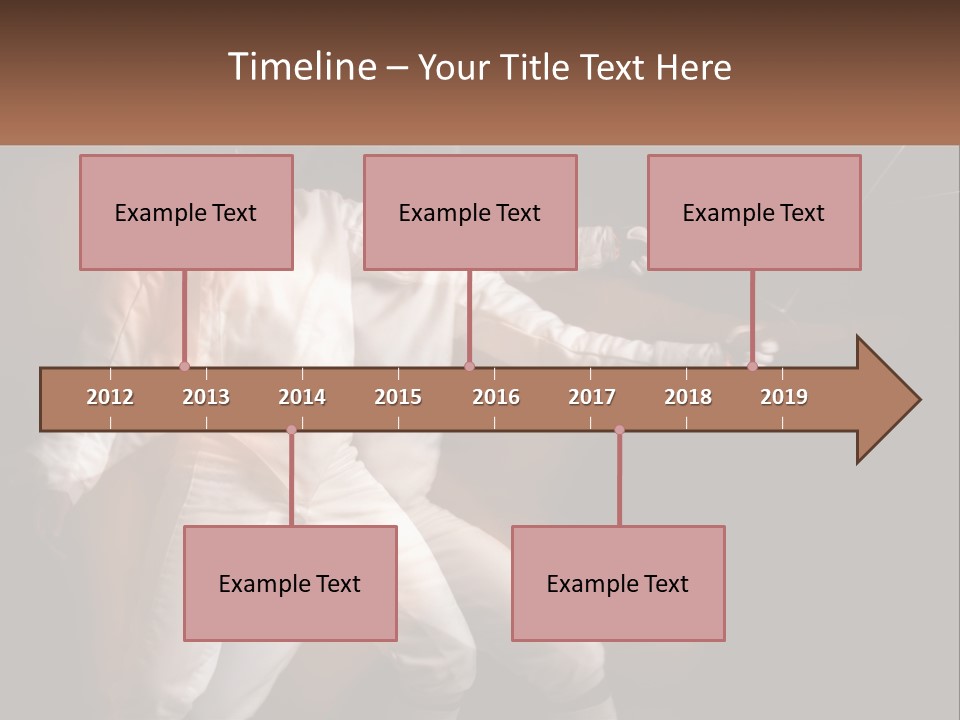 Tall Abstract Metropolis PowerPoint Template