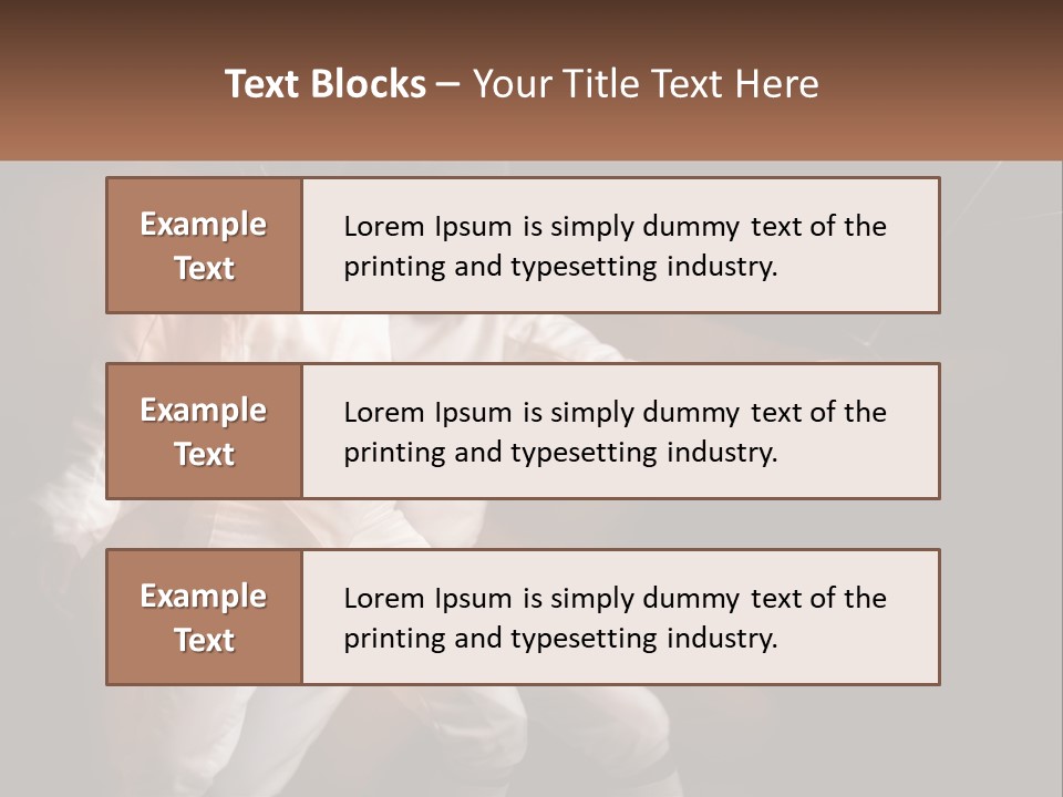Tall Abstract Metropolis PowerPoint Template