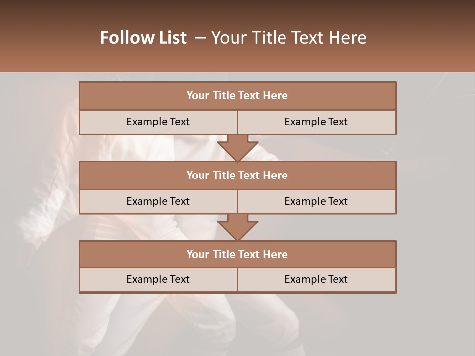 Tall Abstract Metropolis PowerPoint Template