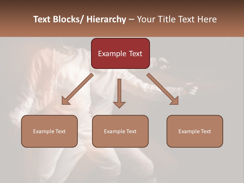 Tall Abstract Metropolis PowerPoint Template
