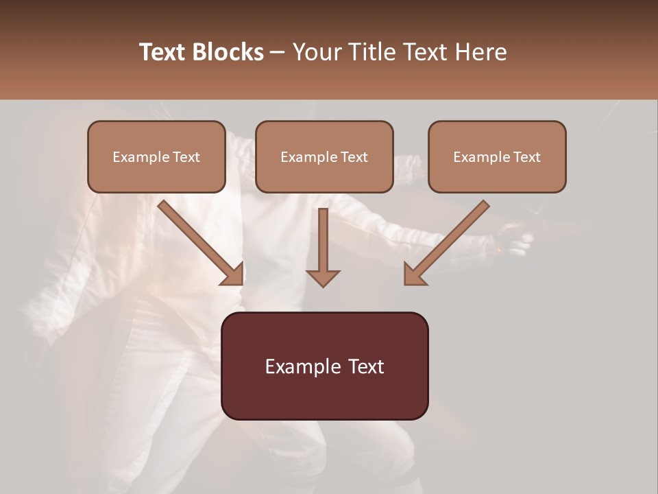 Tall Abstract Metropolis PowerPoint Template