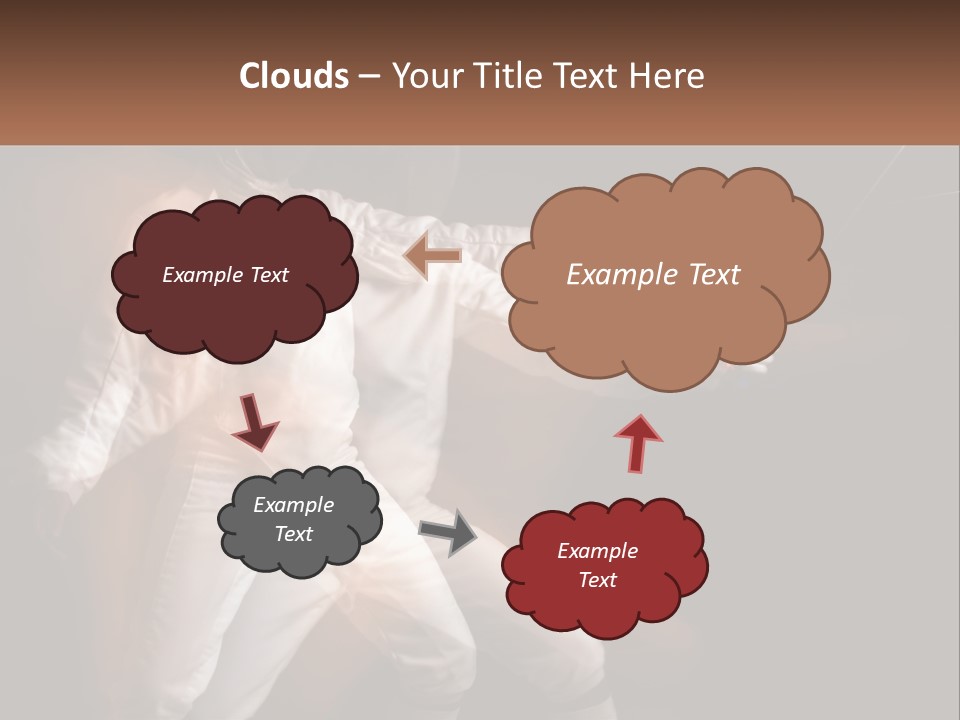 Tall Abstract Metropolis PowerPoint Template