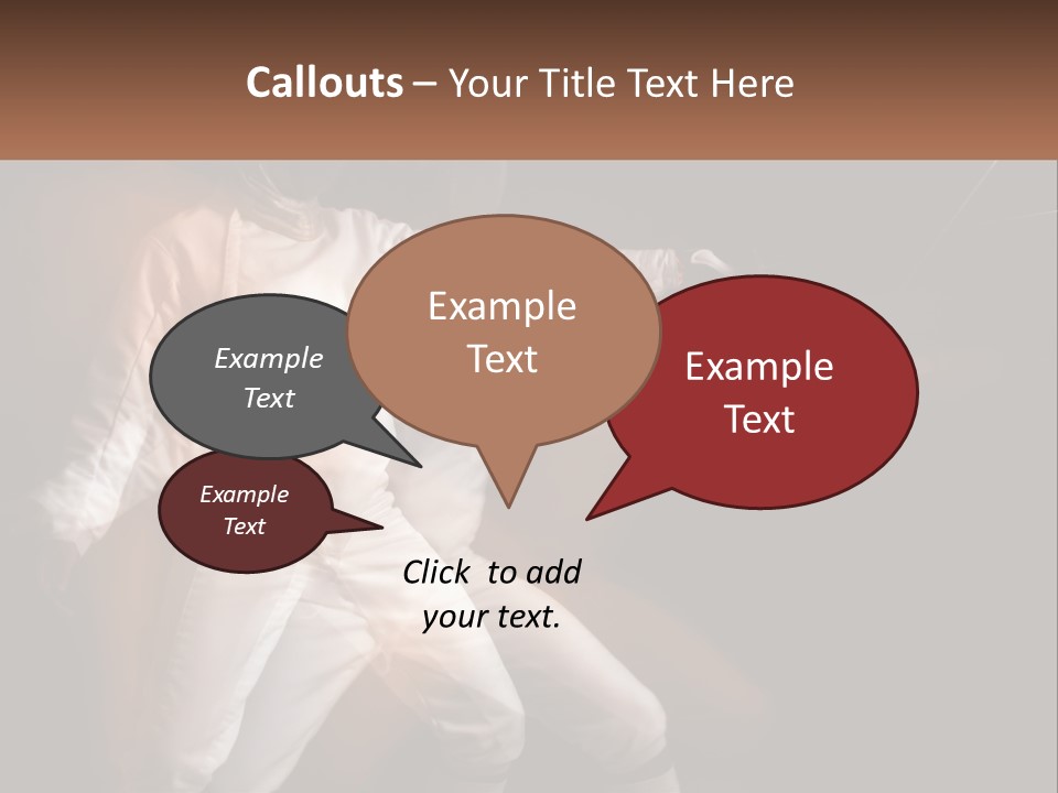 Tall Abstract Metropolis PowerPoint Template