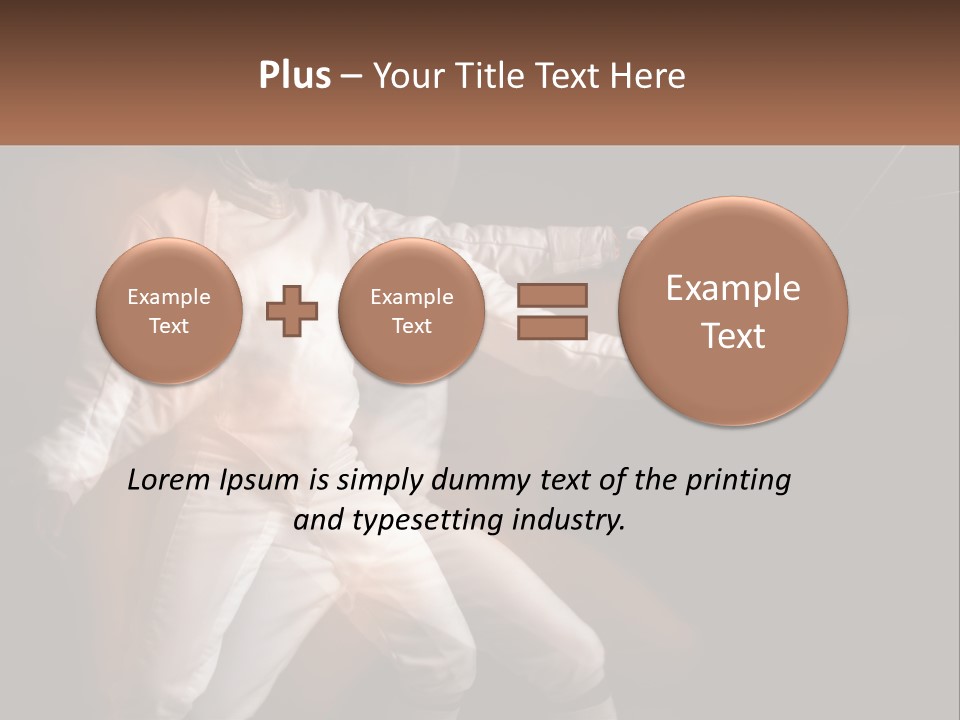 Tall Abstract Metropolis PowerPoint Template