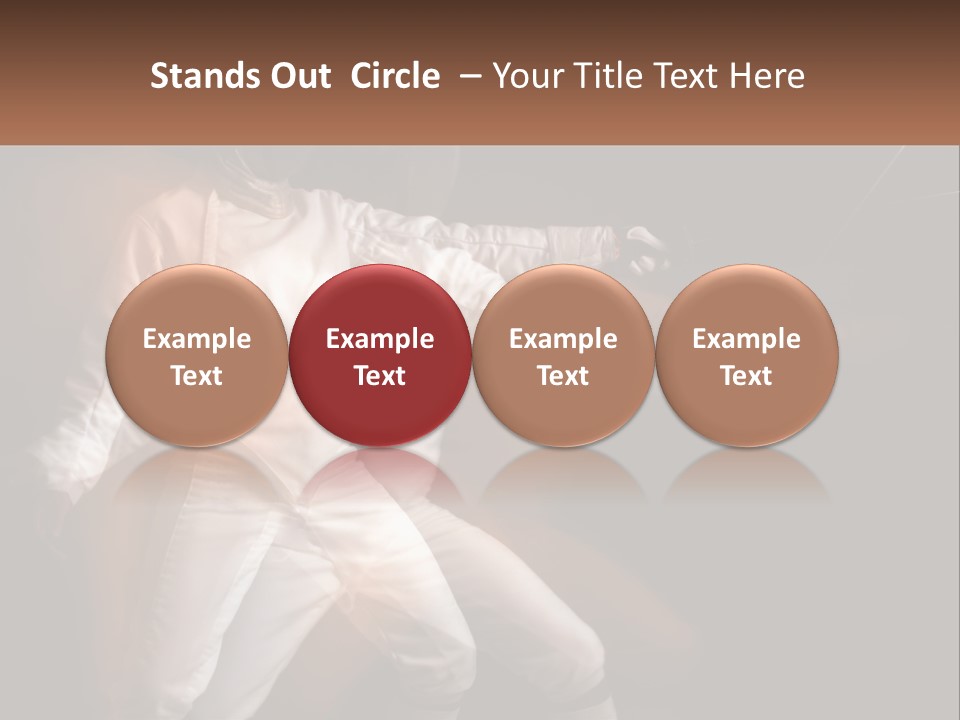 Tall Abstract Metropolis PowerPoint Template