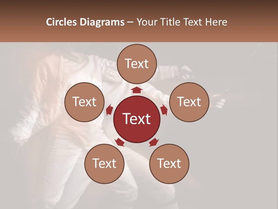 Tall Abstract Metropolis PowerPoint Template