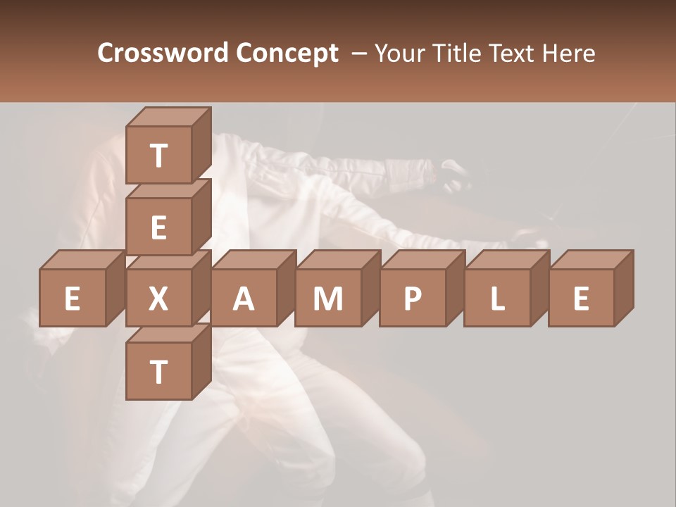 Tall Abstract Metropolis PowerPoint Template