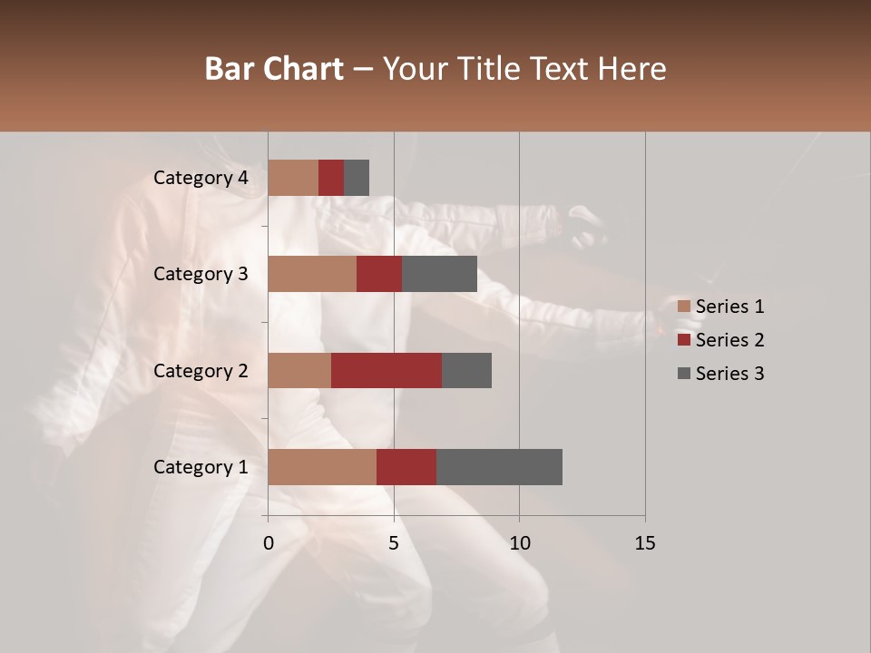 Tall Abstract Metropolis PowerPoint Template