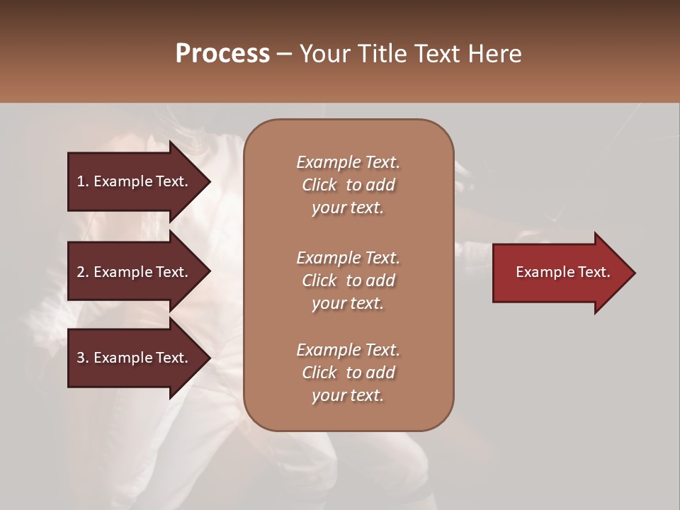 Tall Abstract Metropolis PowerPoint Template