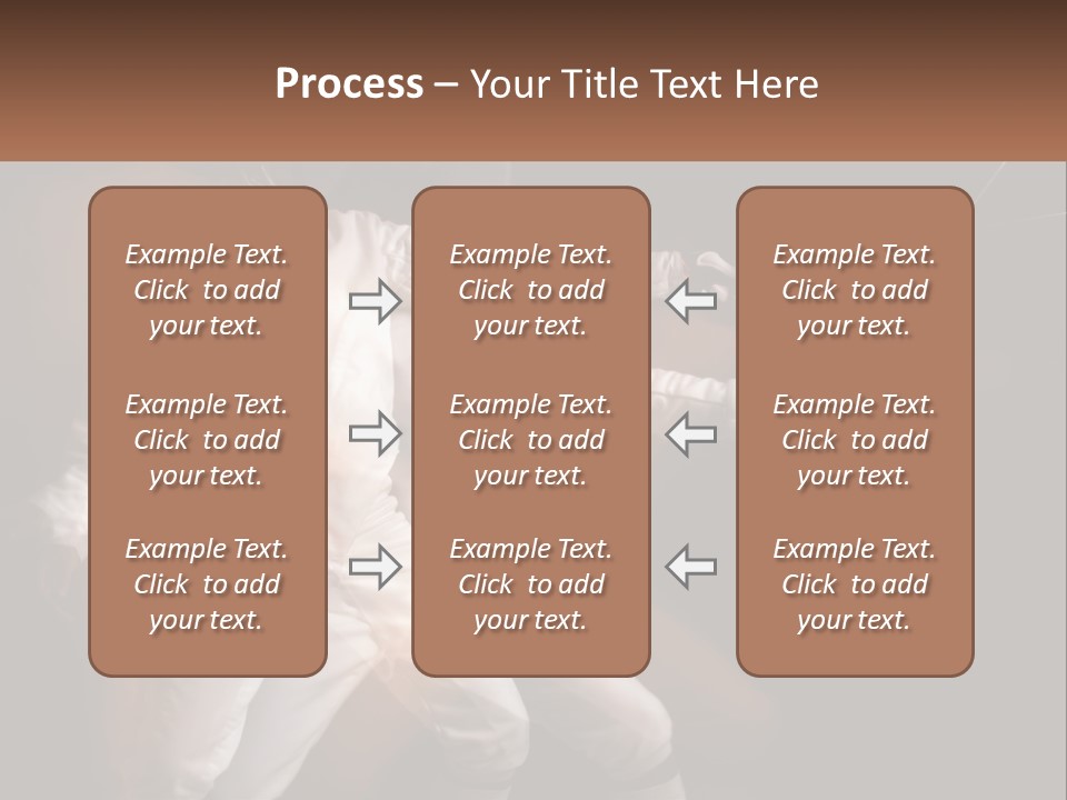 Tall Abstract Metropolis PowerPoint Template