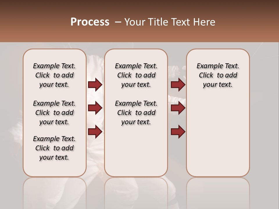 Tall Abstract Metropolis PowerPoint Template