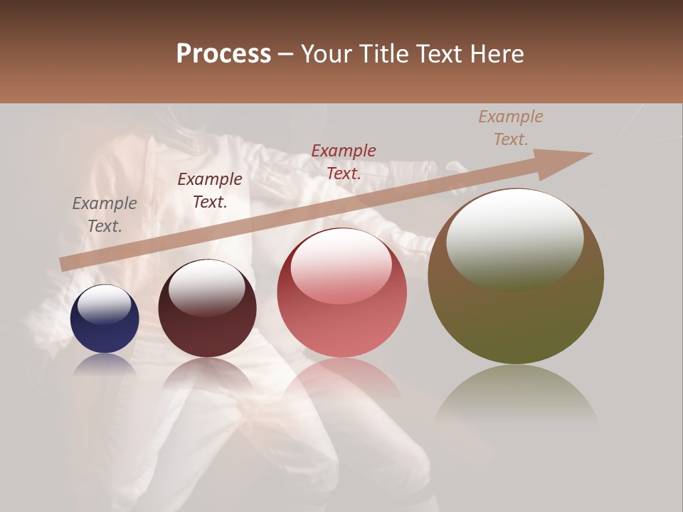 Tall Abstract Metropolis PowerPoint Template