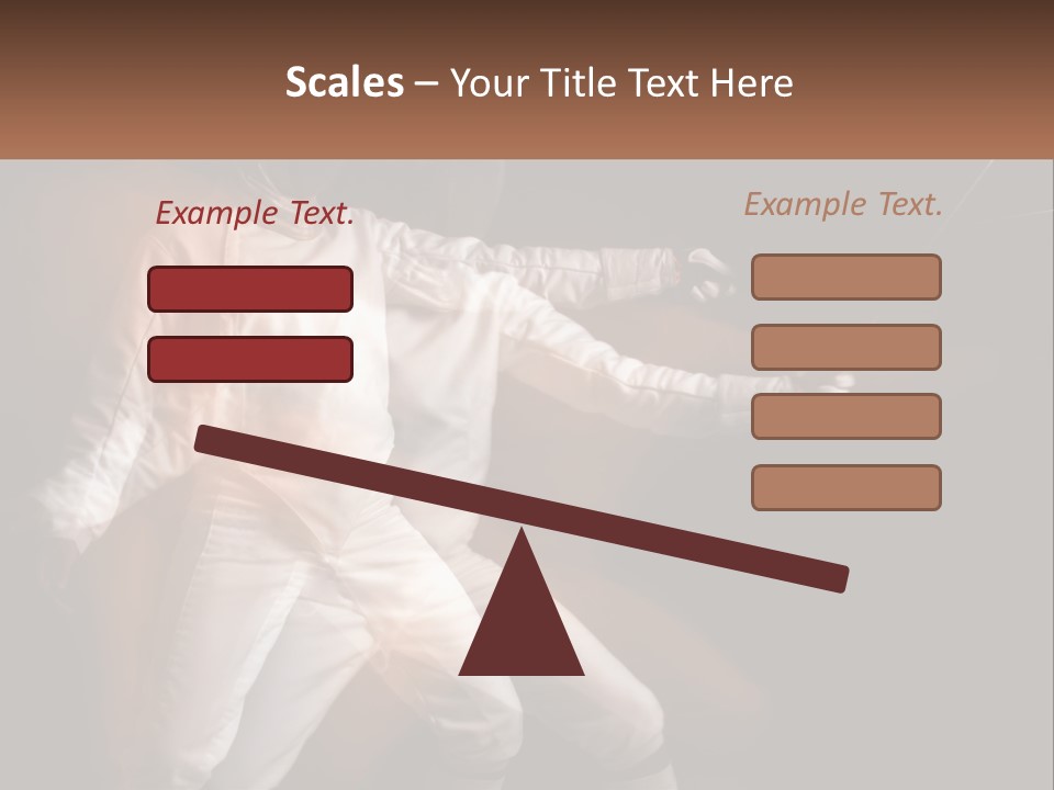 Tall Abstract Metropolis PowerPoint Template