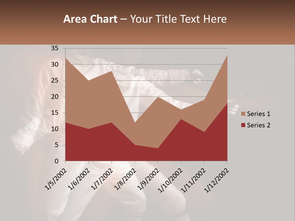 Tall Abstract Metropolis PowerPoint Template