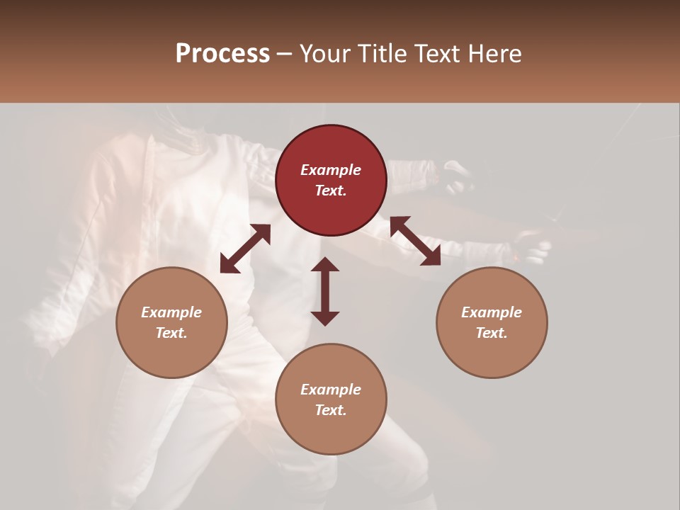 Tall Abstract Metropolis PowerPoint Template