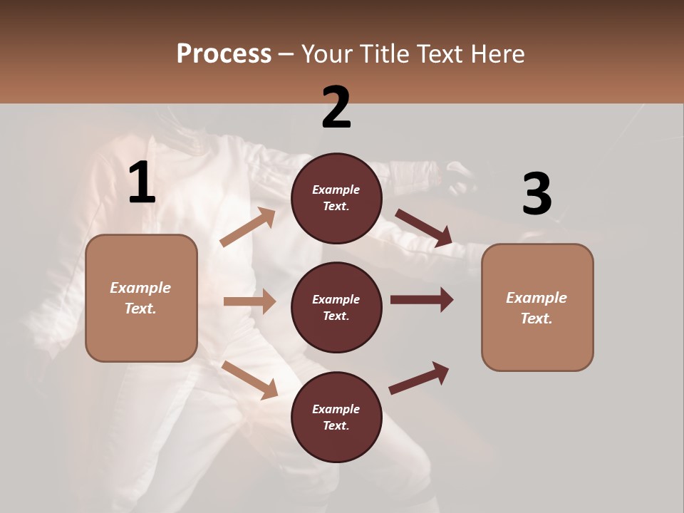 Tall Abstract Metropolis PowerPoint Template