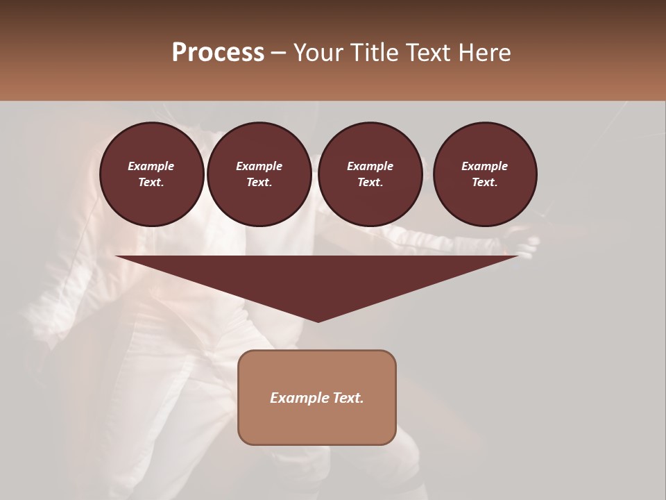 Tall Abstract Metropolis PowerPoint Template